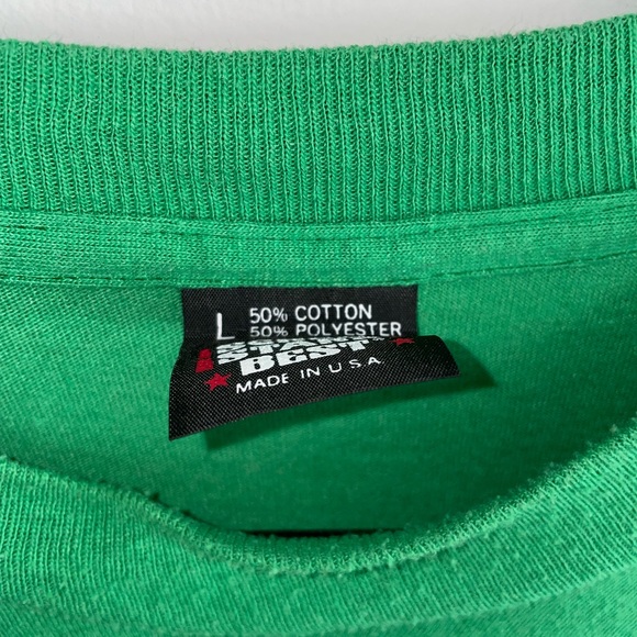 Screen stars vintage green humor retirement T-shirt single stitch - Picture 3 of 6